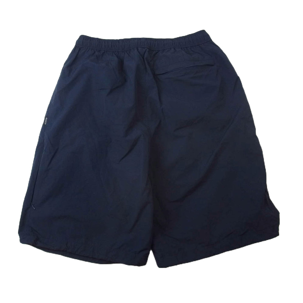 アラウンド VENTILATION NYLON SHORTS ナイロン ショーツ ハーフ パンツ ネイビー系 L【中古】