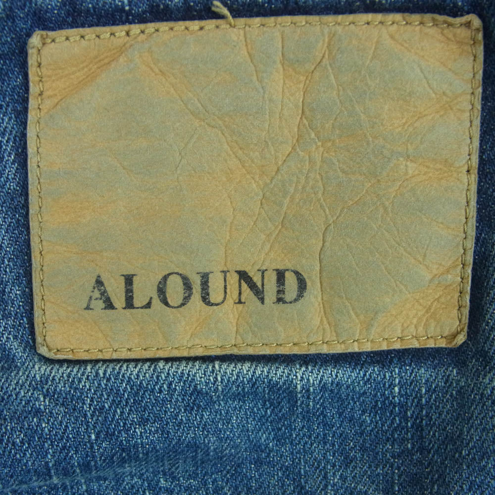 アラウンド VINTAGE SELVEDGE DENIM PANTS デニム パンツ コットン 日本製 インディゴブルー系 XL【中古】