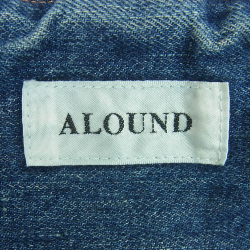 アラウンド VINTAGE SELVEDGE DENIM PANTS デニム パンツ コットン 日本製 インディゴブルー系 XL【中古】