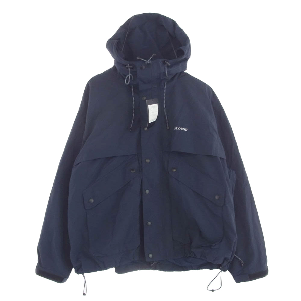 アラウンド ALTO24S-02B VENTILATION CITY NYLON JACKET ナイロン ジャケット ネイビー L ネイビー系 L【中古】