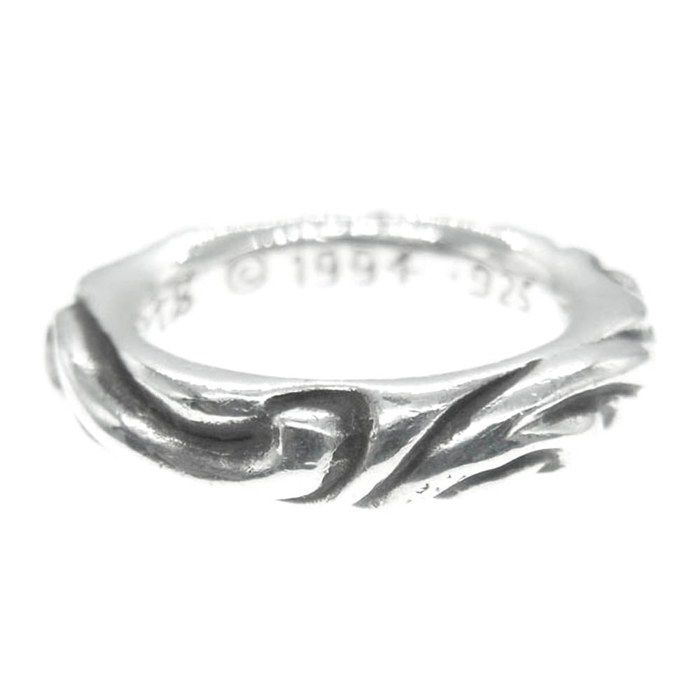 CHROME HEARTS クロムハーツ（原本無） SCRL BAND スクロール バンド リング シルバー系 11.5号【中古】