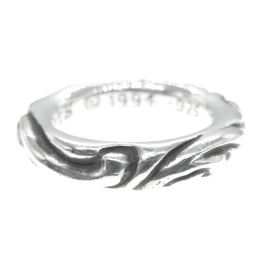 CHROME HEARTS クロムハーツ（原本無） SCRL BAND スクロール バンド リング シルバー系 11.5号【中古】