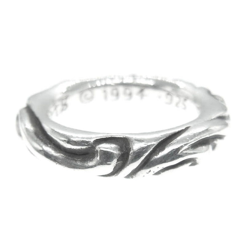 CHROME HEARTS クロムハーツ（原本無） SCRL BAND スクロール バンド リング シルバー系 11.5号【中古】