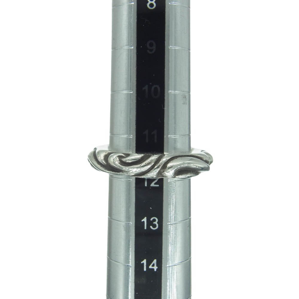 CHROME HEARTS クロムハーツ（原本無） SCRL BAND スクロール バンド リング シルバー系 11.5号【中古】