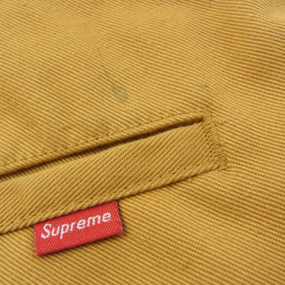 Supreme シュプリーム ワングラム期 Work Pant ワーク ロング パンツ マスタード系 W32 32【中古】