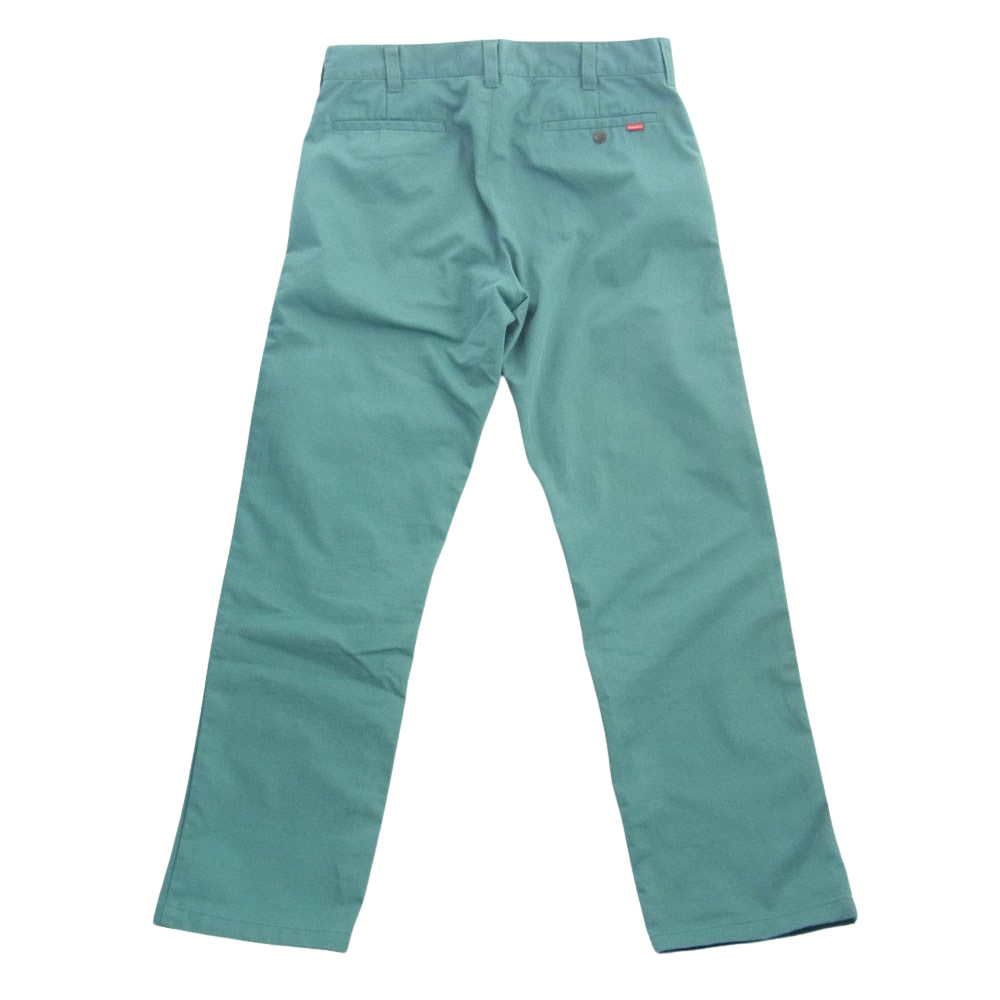 Supreme シュプリーム ワングラム期 Work Pant ワーク ロング パンツ ターコイズ系 W32 32【中古】