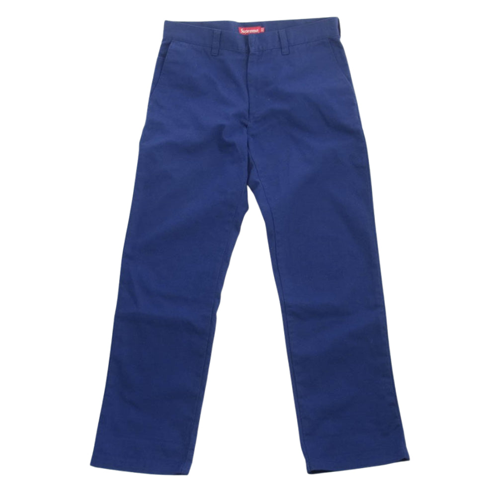 Supreme シュプリーム ワングラム期 Work Pant ワーク ロング パンツ ブルー系 W32 32【中古】