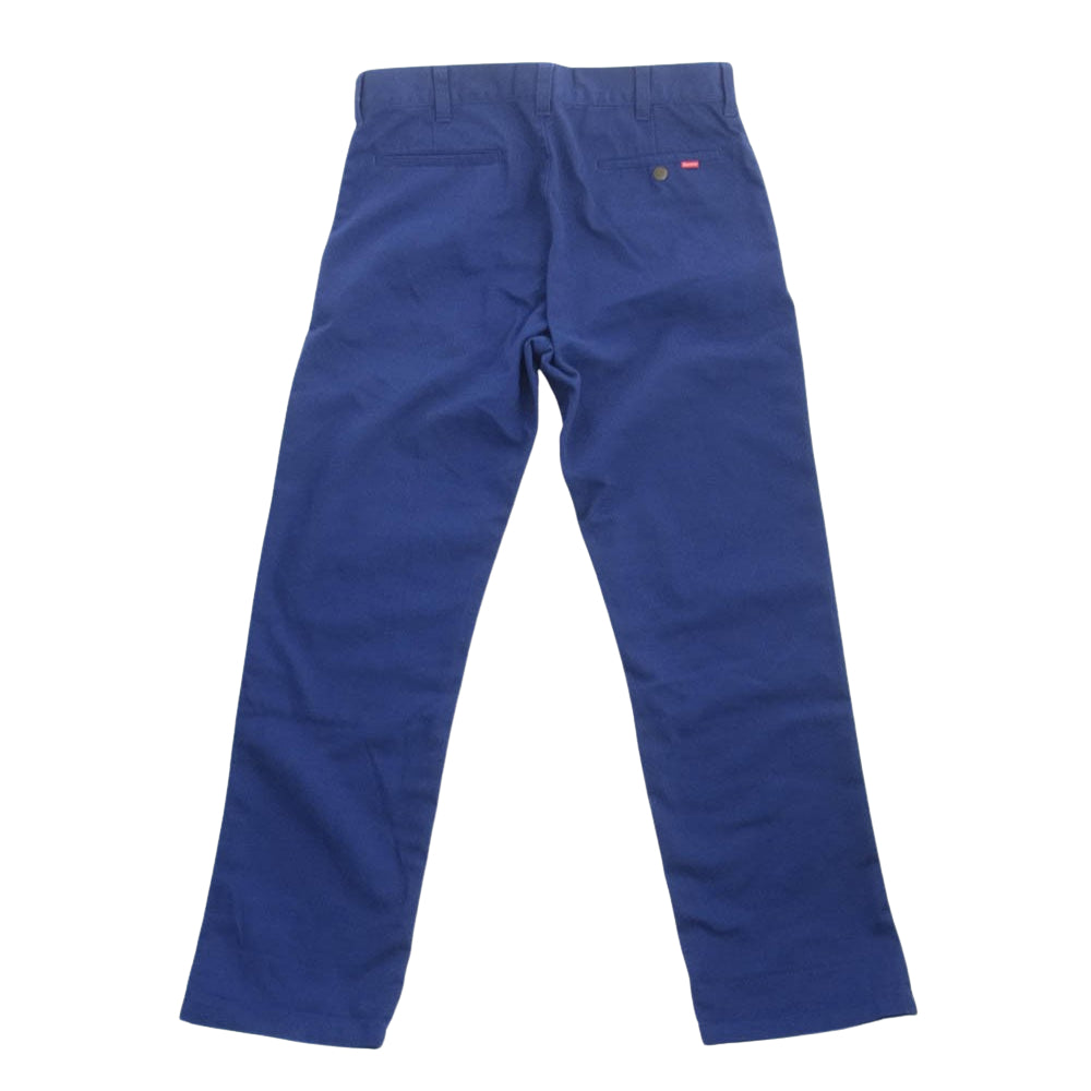 Supreme シュプリーム ワングラム期 Work Pant ワーク ロング パンツ ブルー系 W32 32【中古】