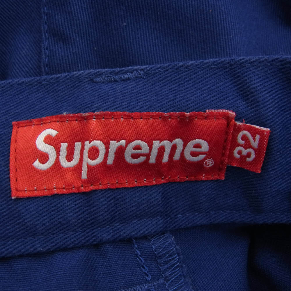 Supreme シュプリーム ワングラム期 Work Pant ワーク ロング パンツ ブルー系 W32 32【中古】