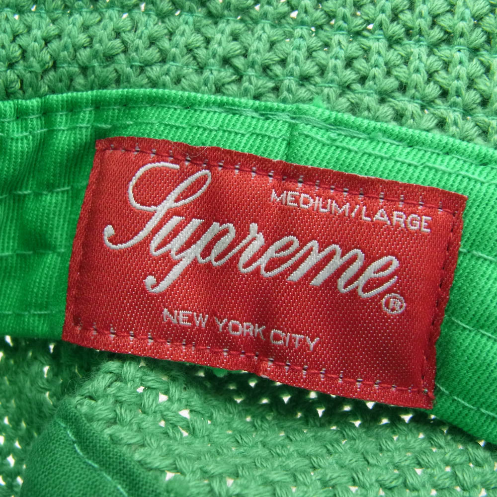 Supreme シュプリーム 21SS String Crusher ストリングクラッシャー ハット グリーン系 グリーン系【極上美品】【中古】