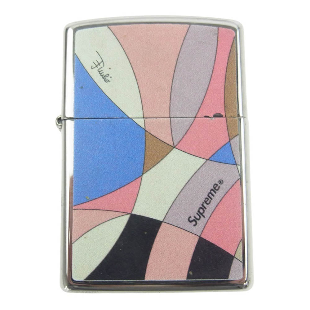 Supreme シュプリーム x Emilio Pucci Zippo Dusty Pink  エミリオ プッチ ジッポ ライター ピンク【中古】