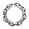 CHROME HEARTS クロムハーツ（原本無） CROSS BAND RING クロスバンド リング シルバー系 9号【中古】