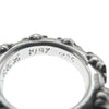 CHROME HEARTS クロムハーツ（原本無） CROSS BAND RING クロスバンド リング シルバー系 9号【中古】
