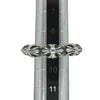 CHROME HEARTS クロムハーツ（原本無） CROSS BAND RING クロスバンド リング シルバー系 9号【中古】