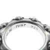 CHROME HEARTS クロムハーツ（原本無） CROSS BAND RING クロスバンド リング 9号【中古】