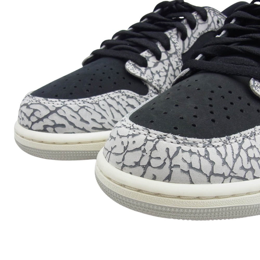 NIKE ナイキ CZ0790-001 Air Jordan 1 Retro Low OG Black Cement エアジョーダン 1 レトロ ローカット スニーカー ブラックセメント ブラック系 28cm【新古品】【未使用】【中古】