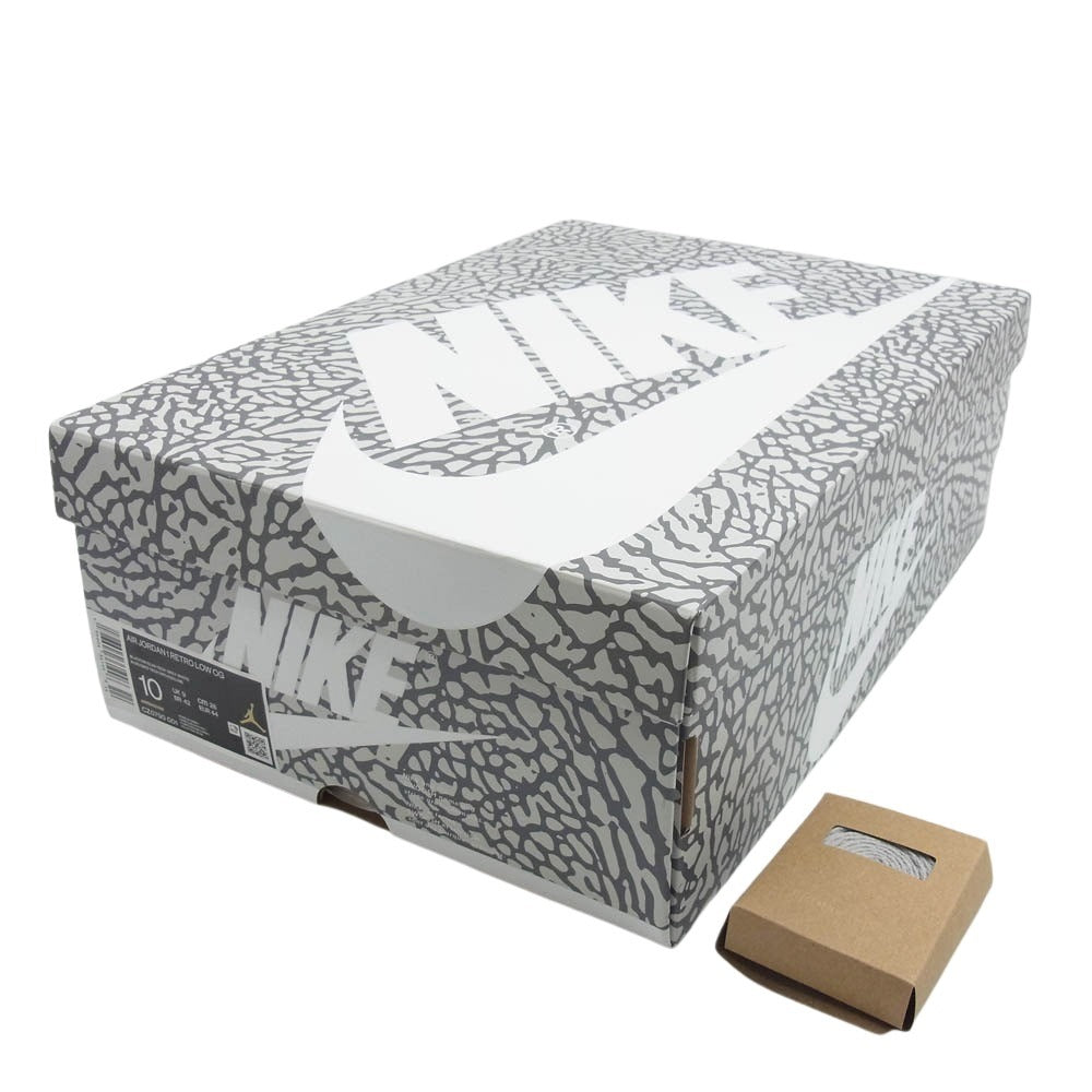 NIKE ナイキ CZ0790-001 Air Jordan 1 Retro Low OG Black Cement エアジョーダン 1 レトロ ローカット スニーカー ブラックセメント ブラック系 28cm【新古品】【未使用】【中古】