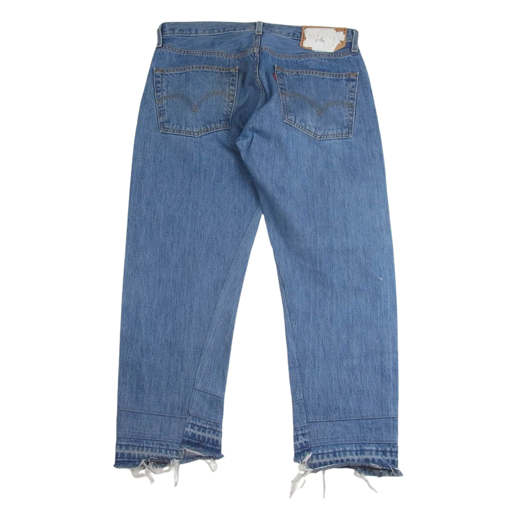 オールドパーク Levi's リーバイス 再構築 デニム パンツ インディゴブルー系【美品】【中古】