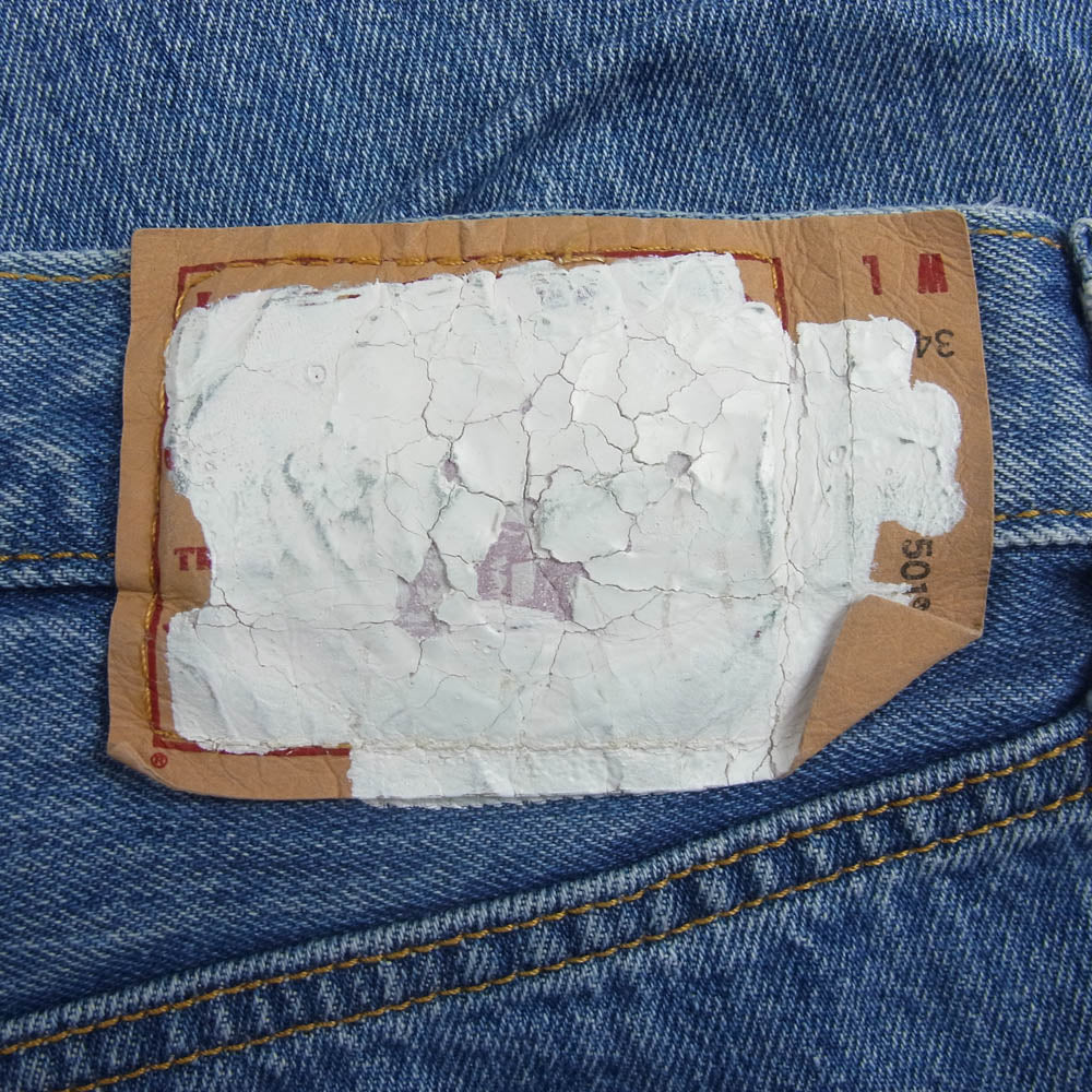 オールドパーク Levi's リーバイス 再構築 デニム パンツ インディゴブルー系【美品】【中古】
