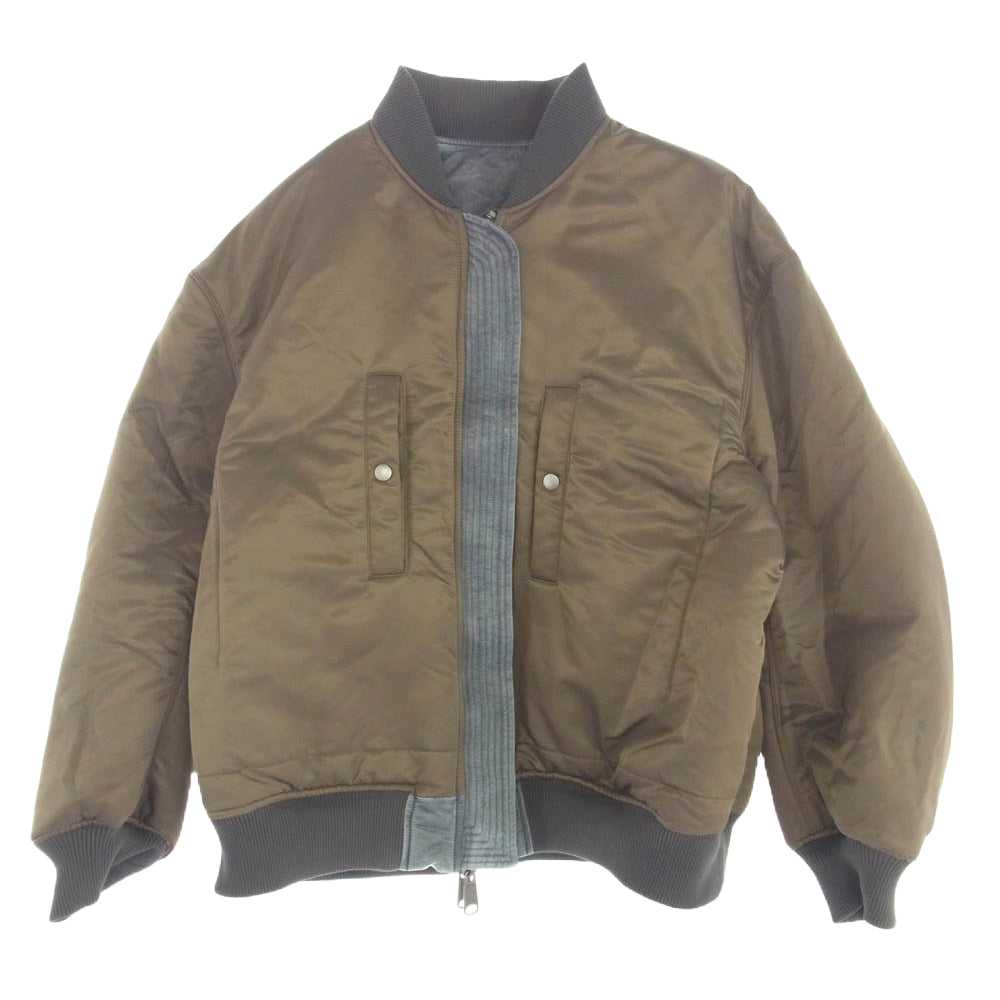 エドウィナホール 22AW REVERSIBLE BIG MA-1忘却 リバーシブル ビッグ MA-1 フライト ジャケット マルチカラー系 S【美品】【中古】