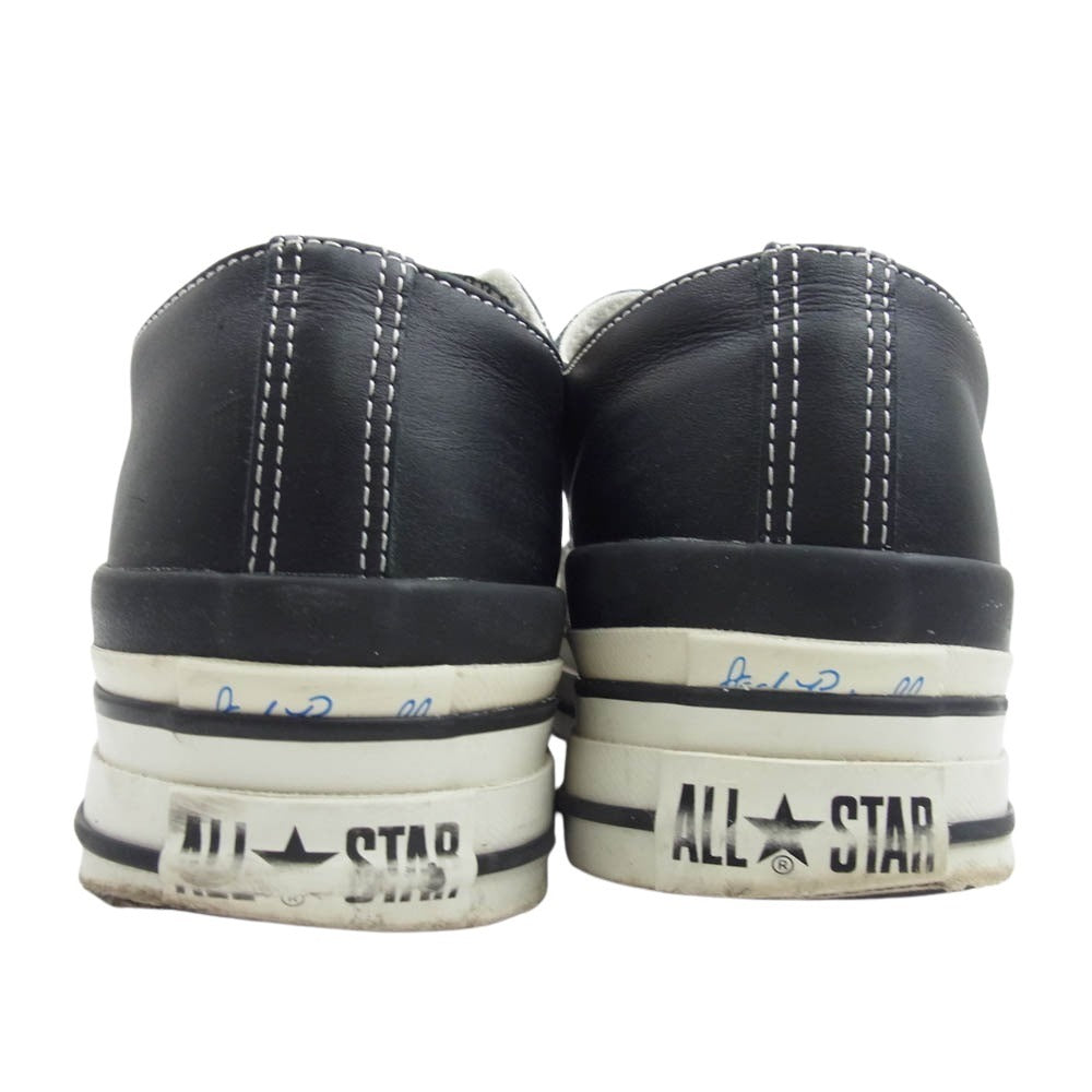doublet ダブレット 24SS58FT58 CONVERSE コンバース ALLSTAR JACK PARCELL HYBBRID SNEAKER ジャックパーセル オールスター ローカット スニーカー ブラック系 27.5cm【中古】