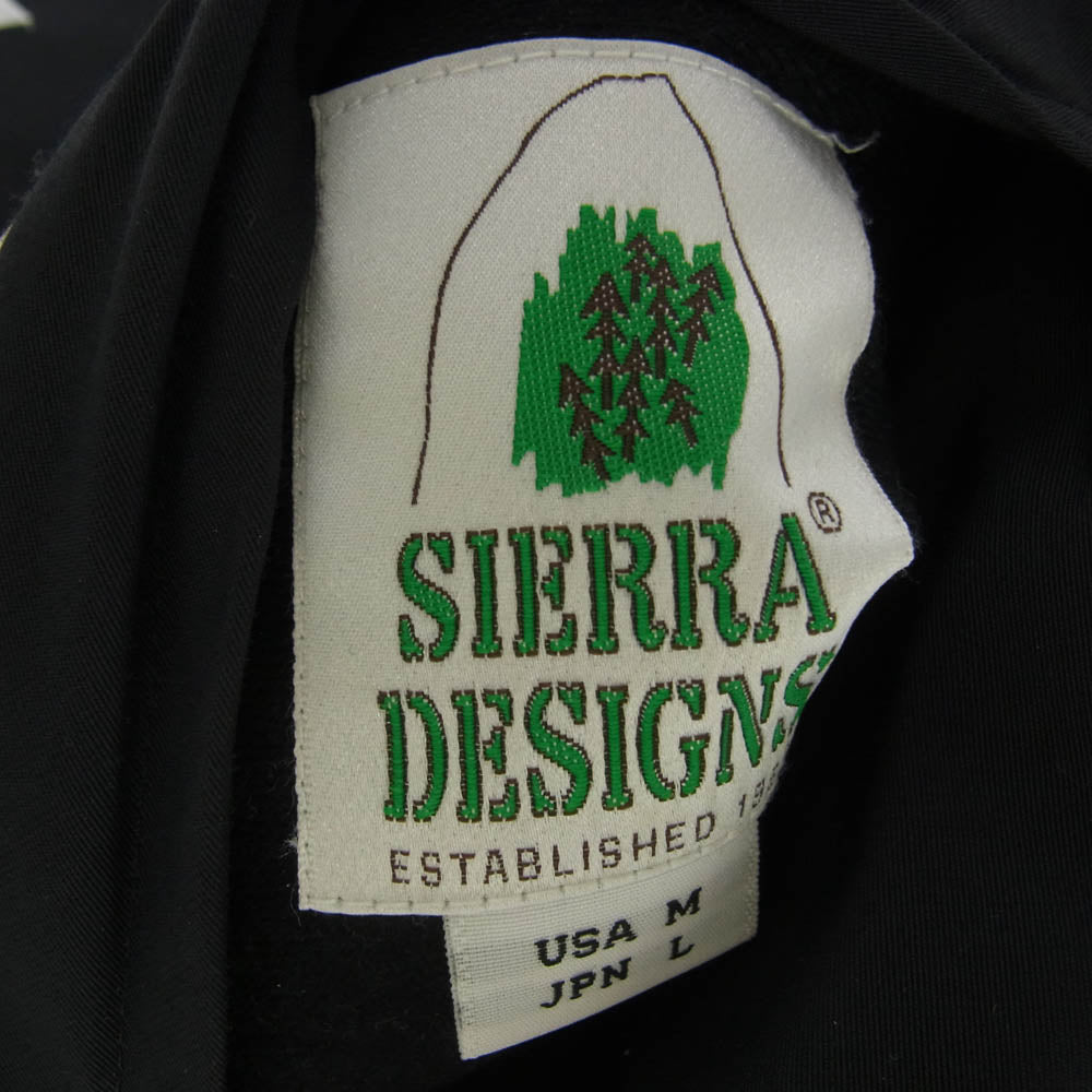 SIERRA DESIGNS シエラデザイン 525006 BEAUTY&YOUTH ビューティアンドユース 別注 60/40 ロクヨン スタンドカラー リバーシブル ダウンベスト ブラック系【中古】