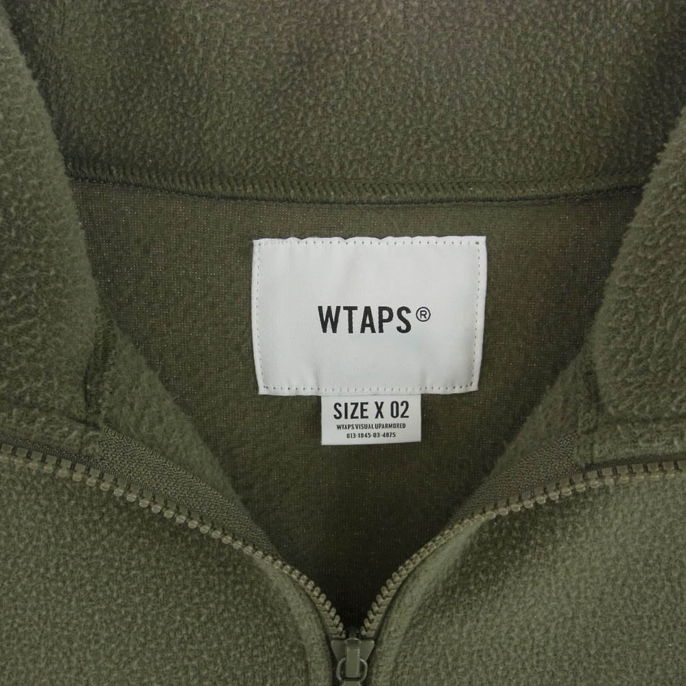 WTAPS ダブルタップス 18AW 182ATDT-CSM19 PLAYER 02 JACKET プレイヤー フリースジャケット カーキ系 02【中古】