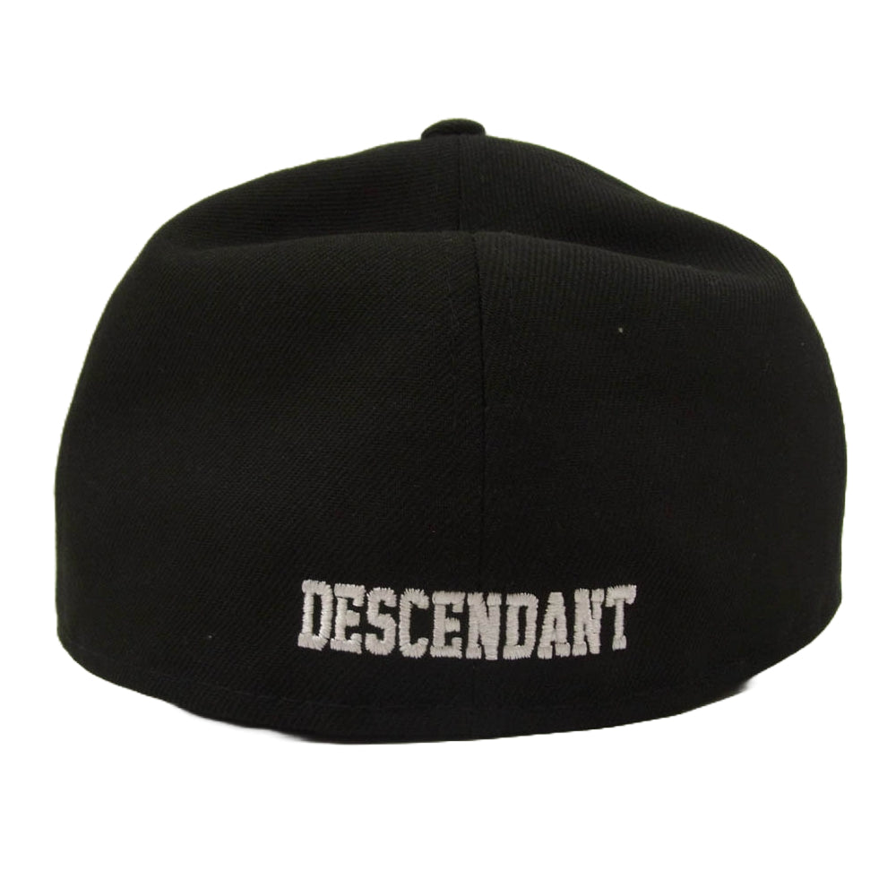 DESCENDANT ディセンダント LETTERED LP 59FIFTY NEW ERA ニューエラ レタード 刺繍 キャップ 帽子 ブラック系 7 1/2【中古】