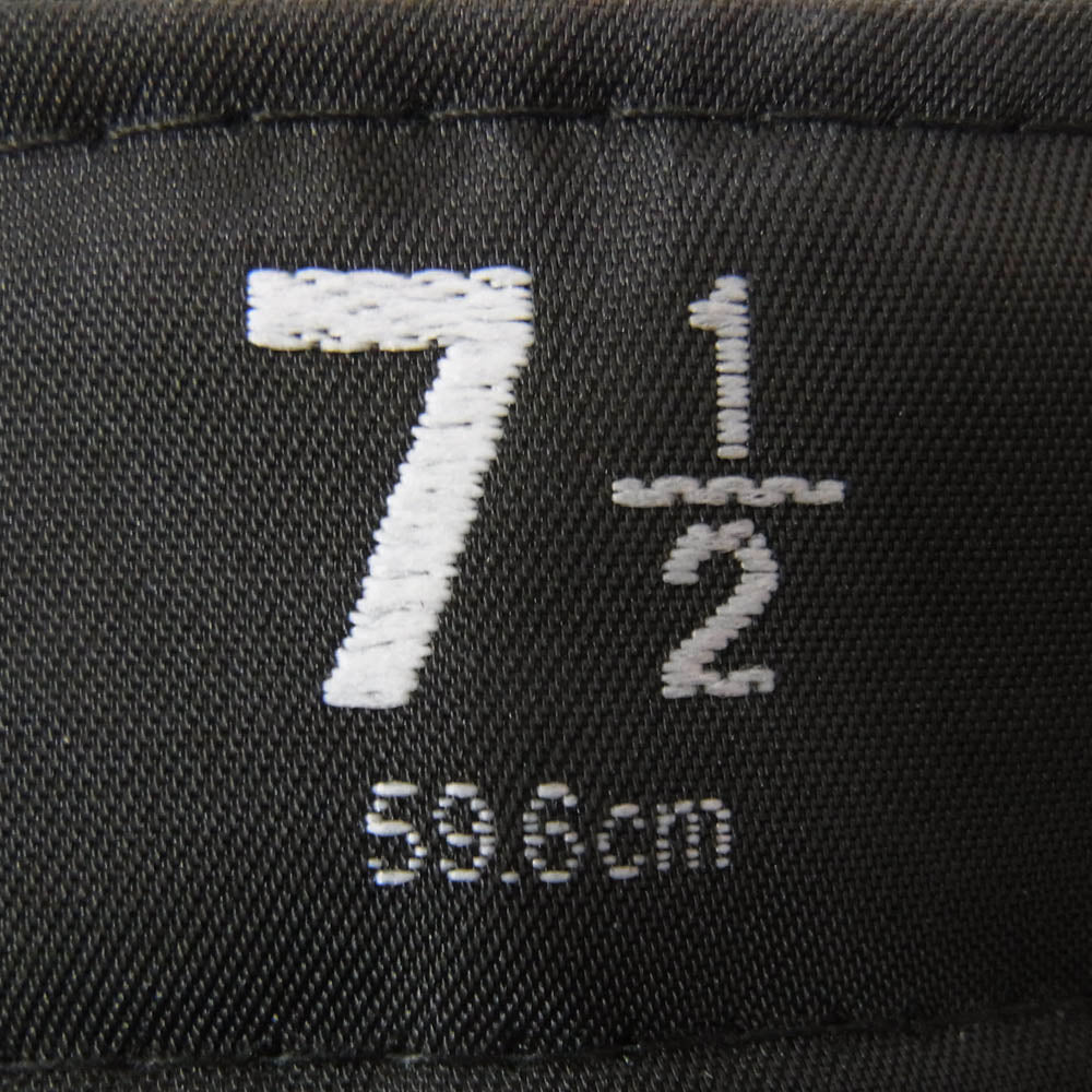 DESCENDANT ディセンダント LETTERED LP 59FIFTY NEW ERA ニューエラ レタード 刺繍 キャップ 帽子 ブラック系 7 1/2【中古】