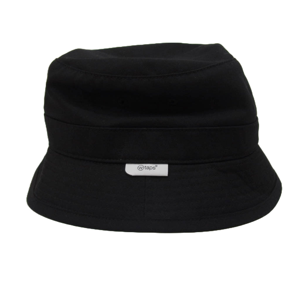 WTAPS ダブルタップス 22AW 222HCDT-HT05 BUCKET 01 HAT CTPL TWILL DOT SIGHT コットンツイル バケットハット ブラック系 x 03 【中古】