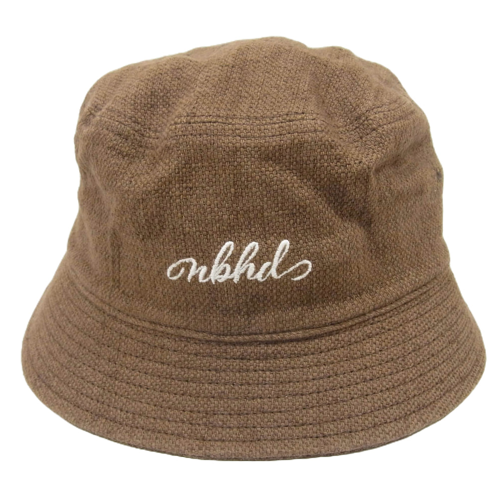 NEIGHBORHOOD ネイバーフッド 24SS 241YGNH-HT10 PRIPELA BUCKET HAT コットンリネン バケットハット ブラウン系 L【極上美品】【中古】