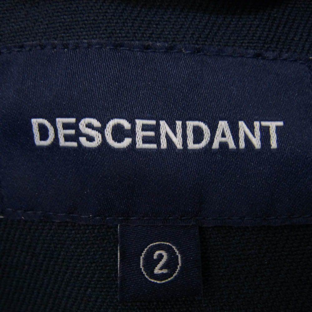DESCENDANT ディセンダント TWILL JACKET ツイル ジャケット ネイビー系 2【中古】