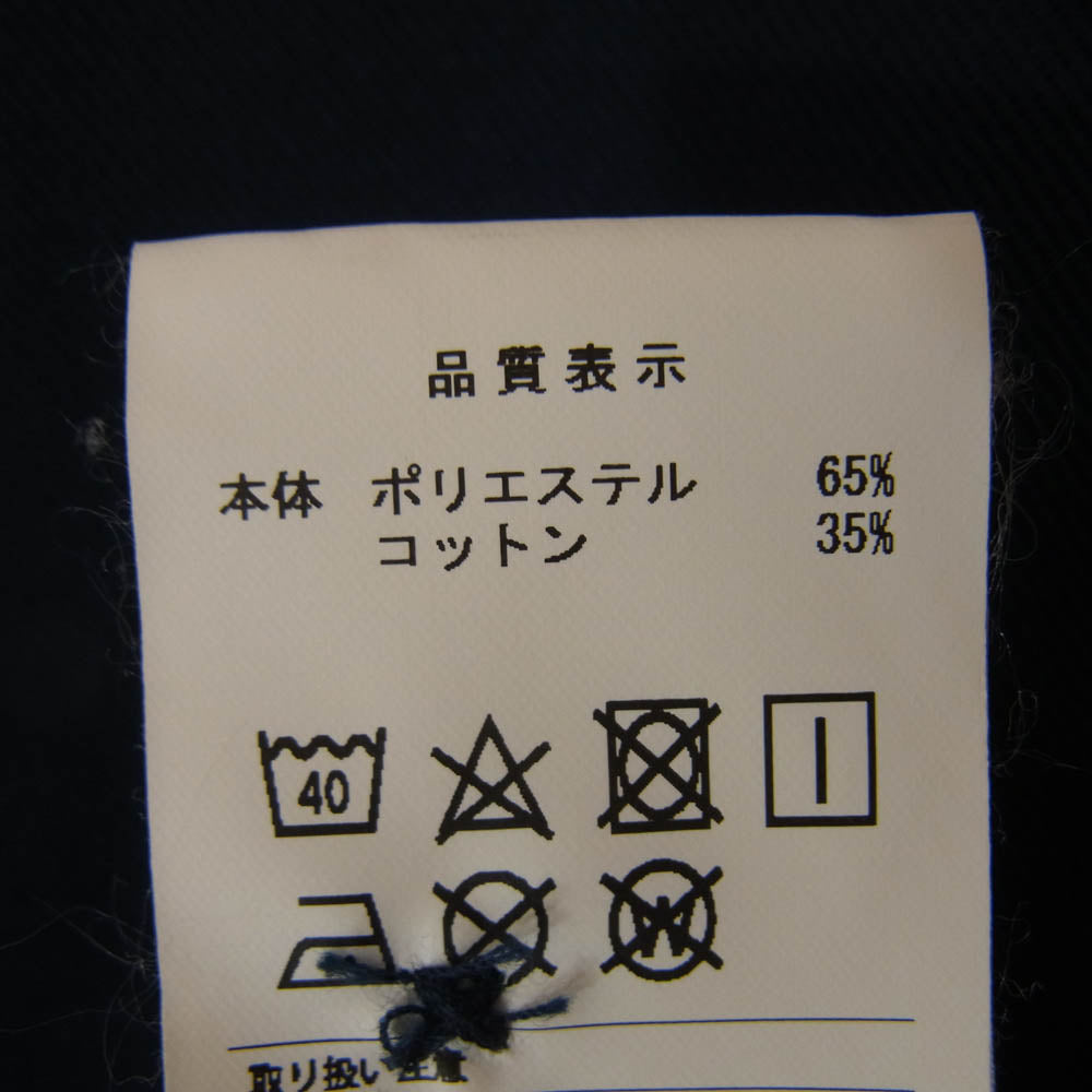 DESCENDANT ディセンダント TWILL JACKET ツイル ジャケット ネイビー系 2【中古】