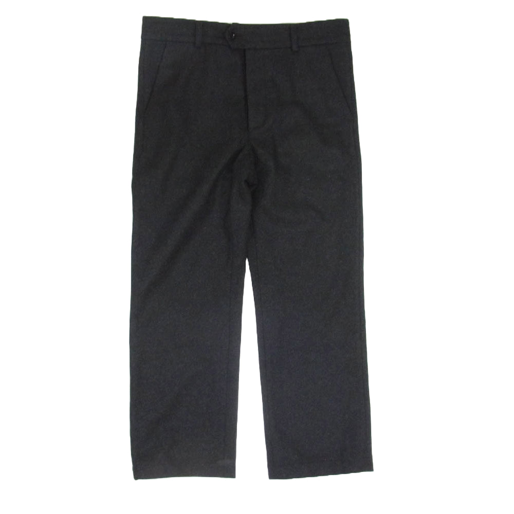 FRANK LEDER フランクリーダー 23AW 0123002 ARCHIV25 TROUSER ウール ストレート パンツ ダークグレー系 25【美品】【中古】