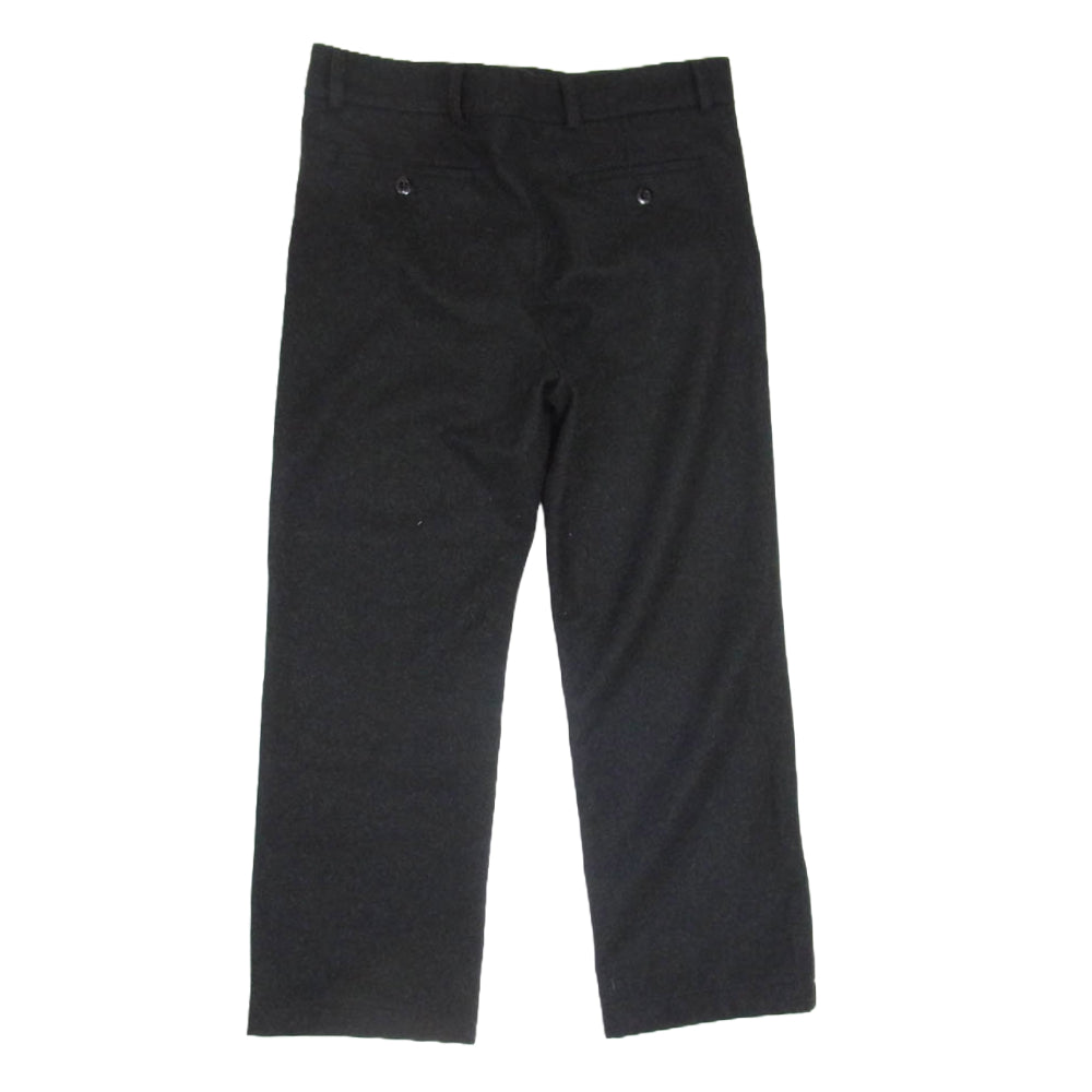 FRANK LEDER フランクリーダー 23AW 0123002 ARCHIV25 TROUSER ウール ストレート パンツ ダークグレー系 25【美品】【中古】