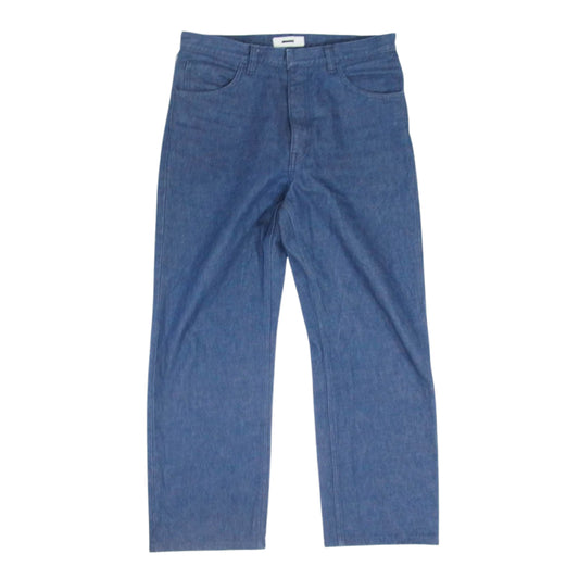 リバーバレイト L'ECHOPPE レショップ 別注 WIDE DENIM PANTS ワイド デニム パンツ インディゴブルー系 2【美品】【中古】