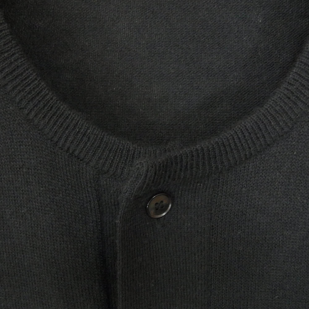 AURALEE オーラリー 23SS A23SC01CT CASHMERE HARD TWIST KNIT CARDIGAN カシミヤ 100% ハード ツイスト ニット カーディガン ブラック系 4【美品】【中古】