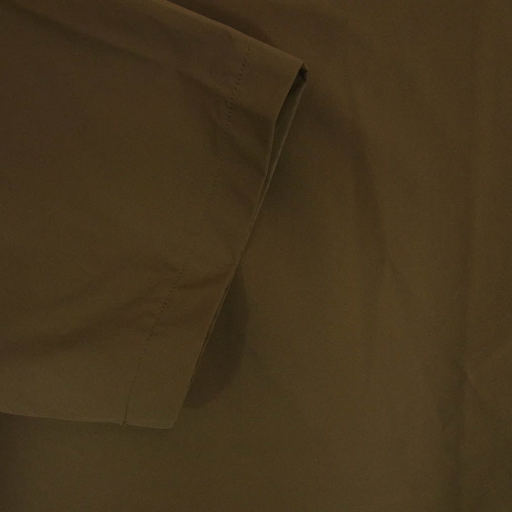 SOPHNET. ソフネット SOPH-242044 2WAY STRETCH POPLIN HEM CODE S/S BAGGY TOP ストレッチ ショート スリーブ バギーシルエット半袖 Tシャツ カーキ系 L【美品】【中古】