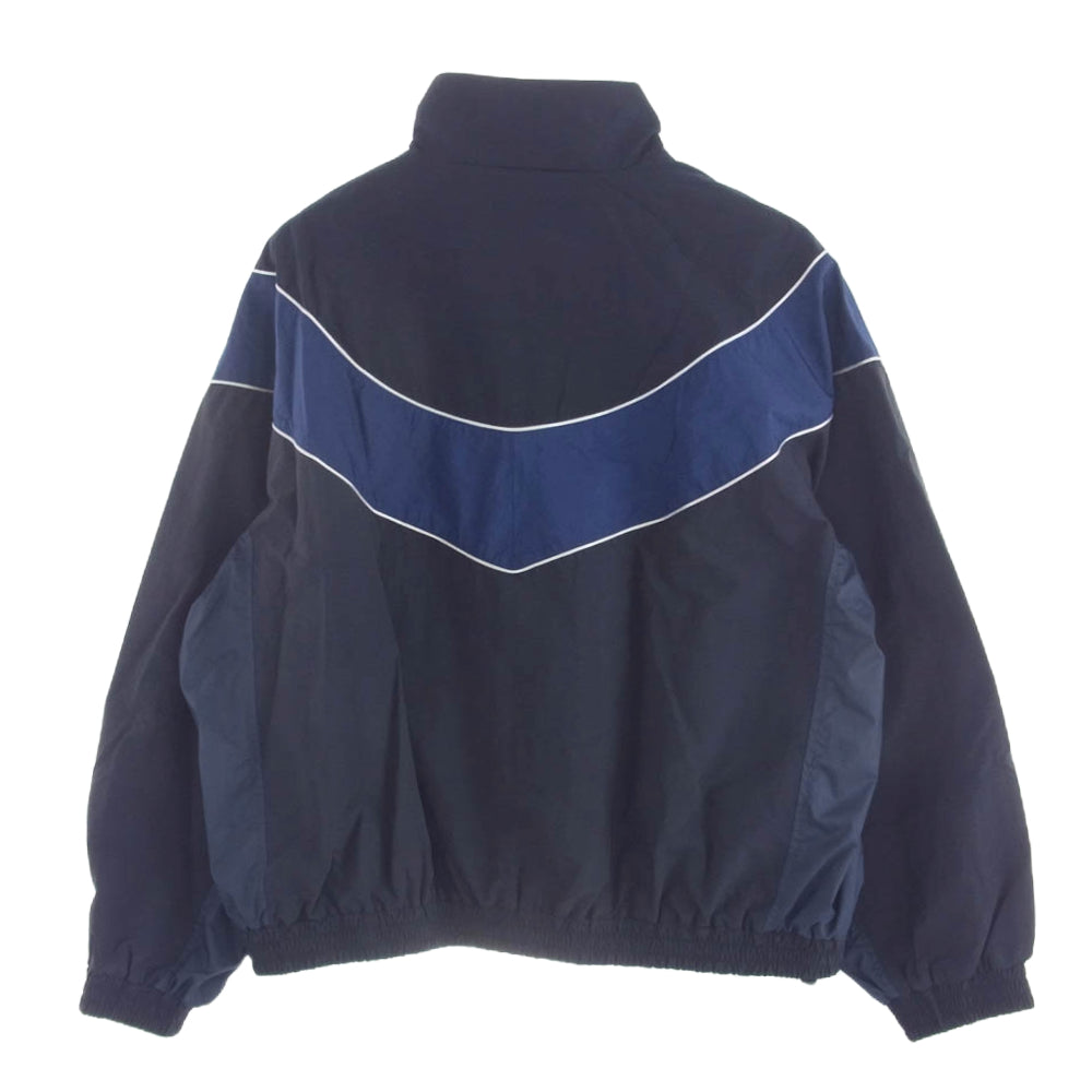 メゾンスペシャル 11232211302 Prime Over Different Material Combination Truck Jacket 中綿 ナイロントラック ジップ ジャケット ネイビー系 ブルー系 2【中古】