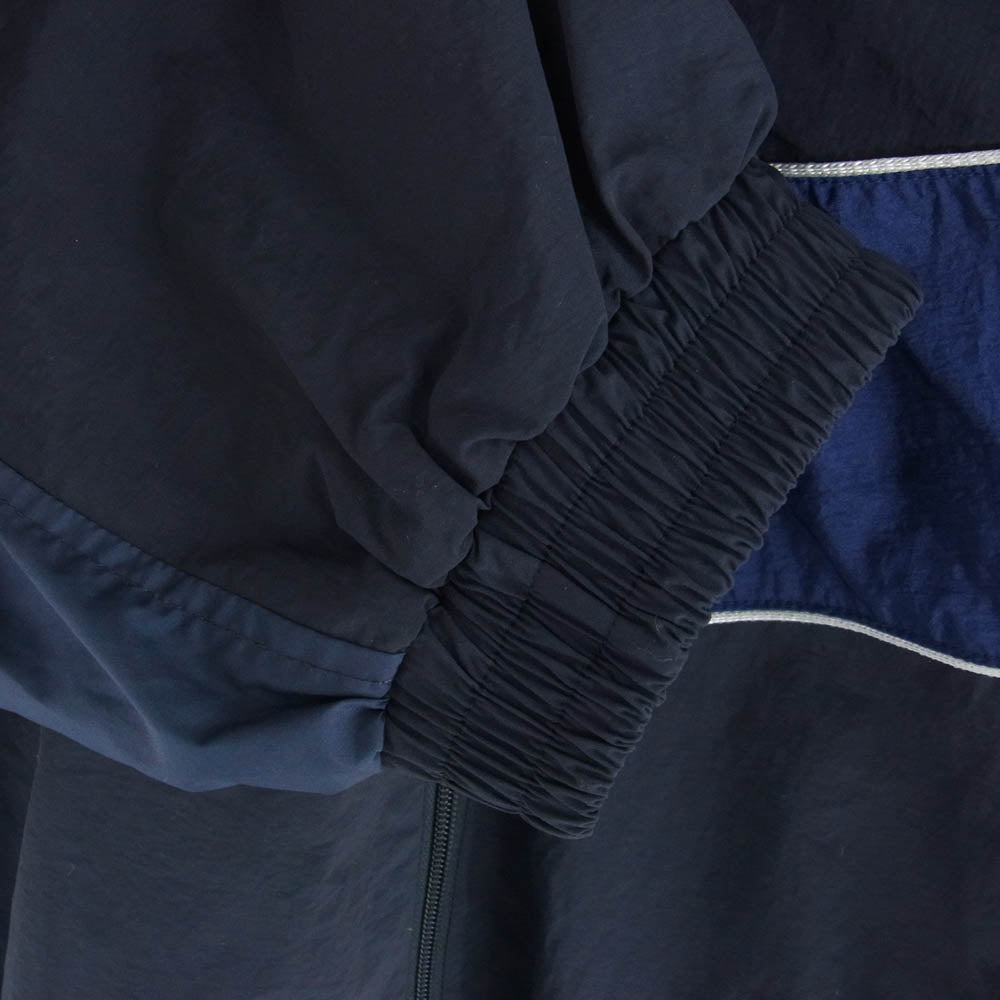 メゾンスペシャル 11232211302 Prime Over Different Material Combination Truck Jacket 中綿 ナイロントラック ジップ ジャケット ネイビー系 ブルー系 2【中古】