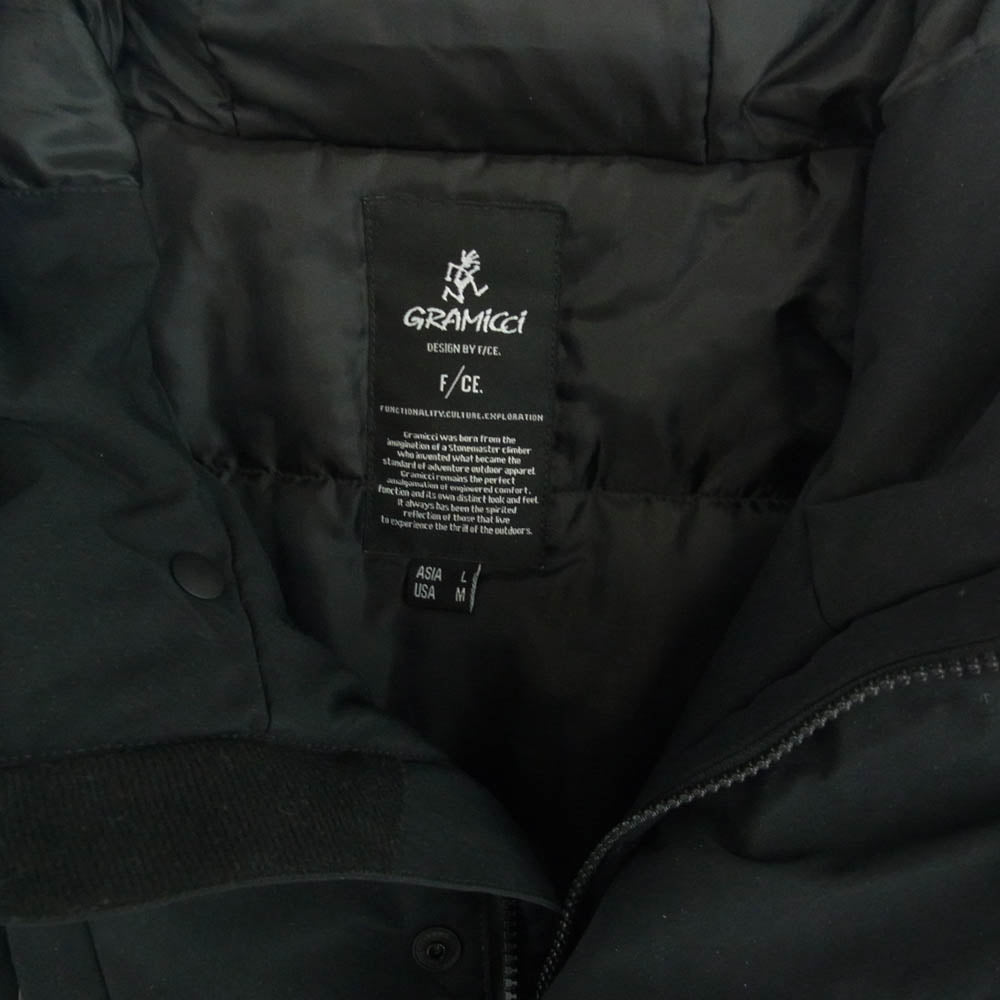 Gramicci グラミチ 23AW GUJ3-F3000 × F/CE GUJ3-F3000 MILITARY PADDING BLOUSON エフシーイー ミリタリー パディング ブルゾン 中綿 ジャケット ブラック系 L【中古】