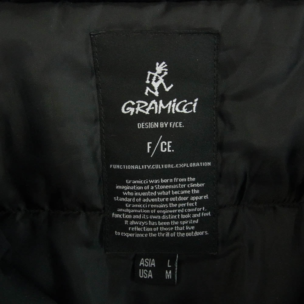 Gramicci グラミチ 23AW GUJ3-F3000 × F/CE GUJ3-F3000 MILITARY PADDING BLOUSON エフシーイー ミリタリー パディング ブルゾン 中綿 ジャケット ブラック系 L【中古】