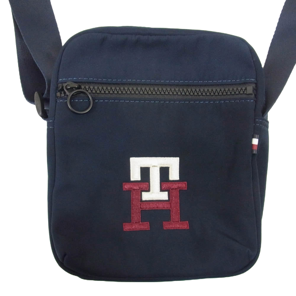 TOMMY HILFIGER トミーヒルフィガー トワイライトミニショルダーバッグ ネイビー系【中古】