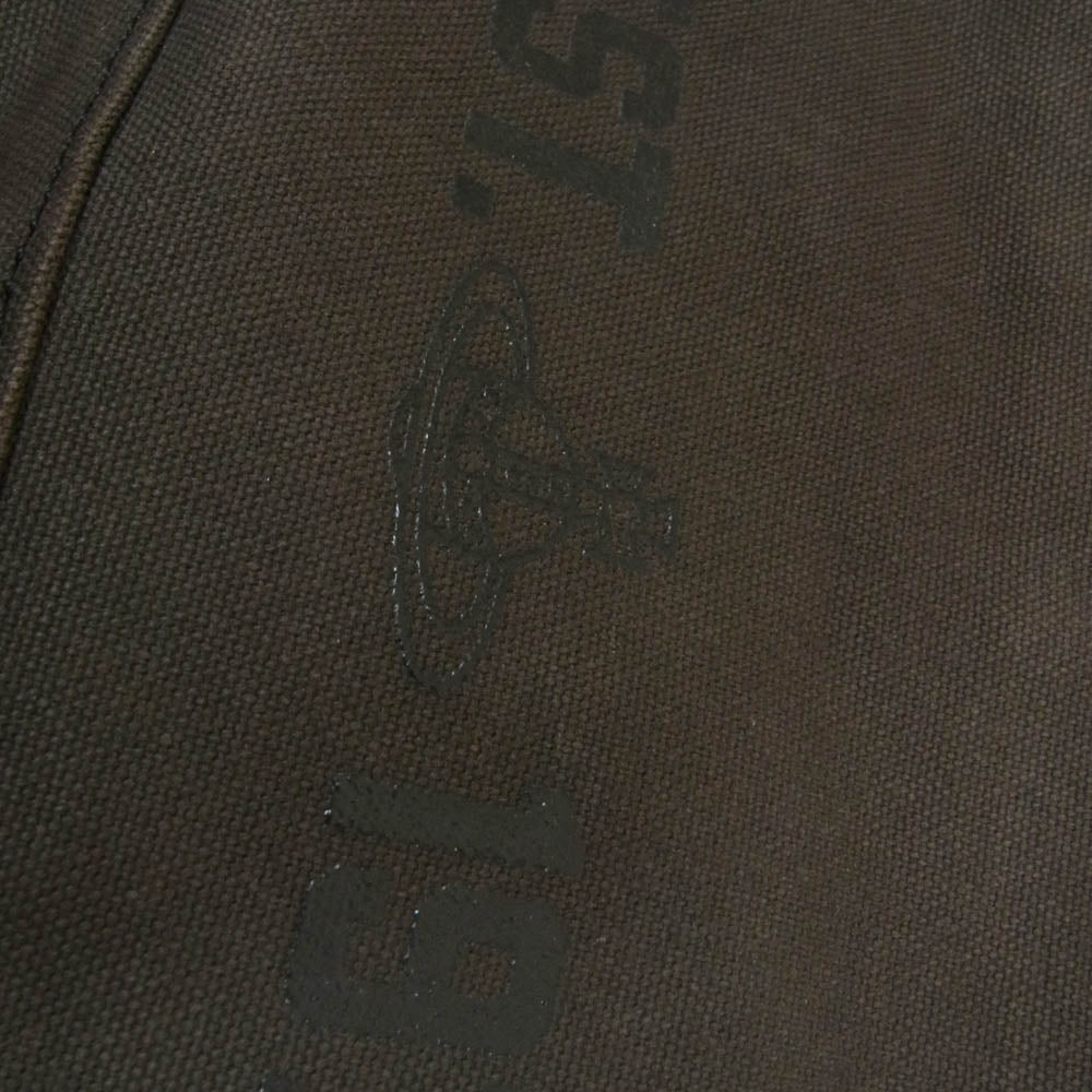 Vivienne Westwood ヴィヴィアンウエストウッド キャンバス ポーチ セカンドバッグ クラッチ バッグ ブラック系【中古】
