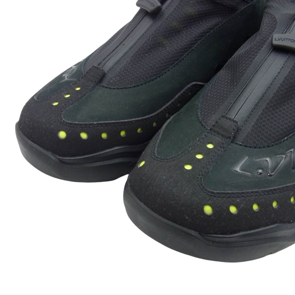 LOUIS VUITTON ルイ・ヴィトン 1A9IE3 ミレニアム ライン 2054 テクニカル ローカット スニーカー ブラック系 7.5【中古】