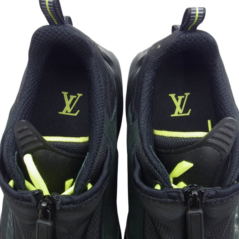 LOUIS VUITTON ルイ・ヴィトン 1A9IE3 ミレニアム ライン 2054 テクニカル ローカット スニーカー ブラック系 7.5【中古】