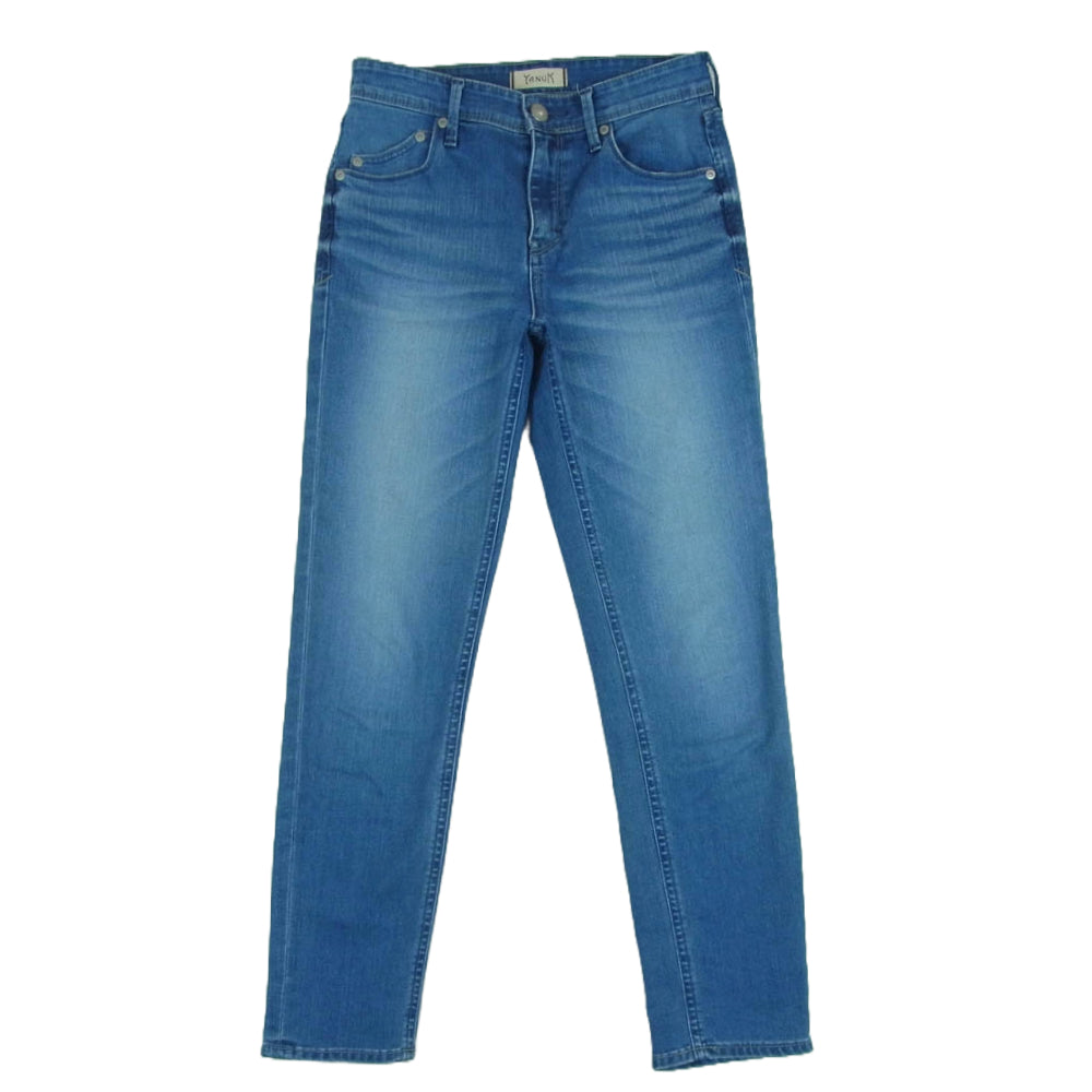 YANUK ヤヌーク 57121063 RUTH Slim Tapered スリム テーパード ストレッチ デニム パンツ インディゴブルー系 ADB 24【中古】