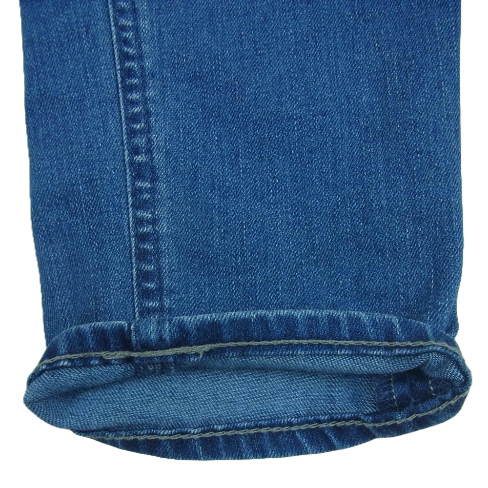 YANUK ヤヌーク 57121063 RUTH Slim Tapered スリム テーパード ストレッチ デニム パンツ インディゴブルー系 ADB 24【中古】