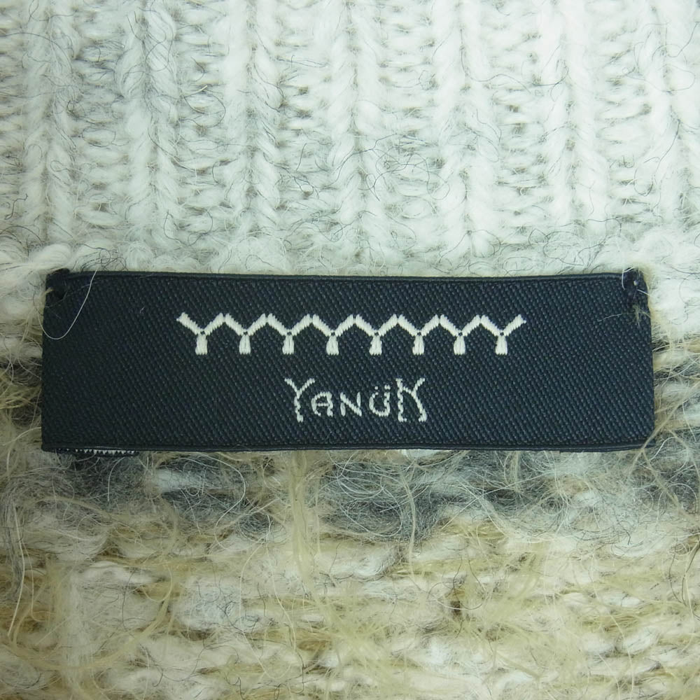 YANUK ヤヌーク 57133955 Fair lsle Knit フェア アイル ハイネック ニット 中国製 ベージュ系 グレー系 PBG F【中古】