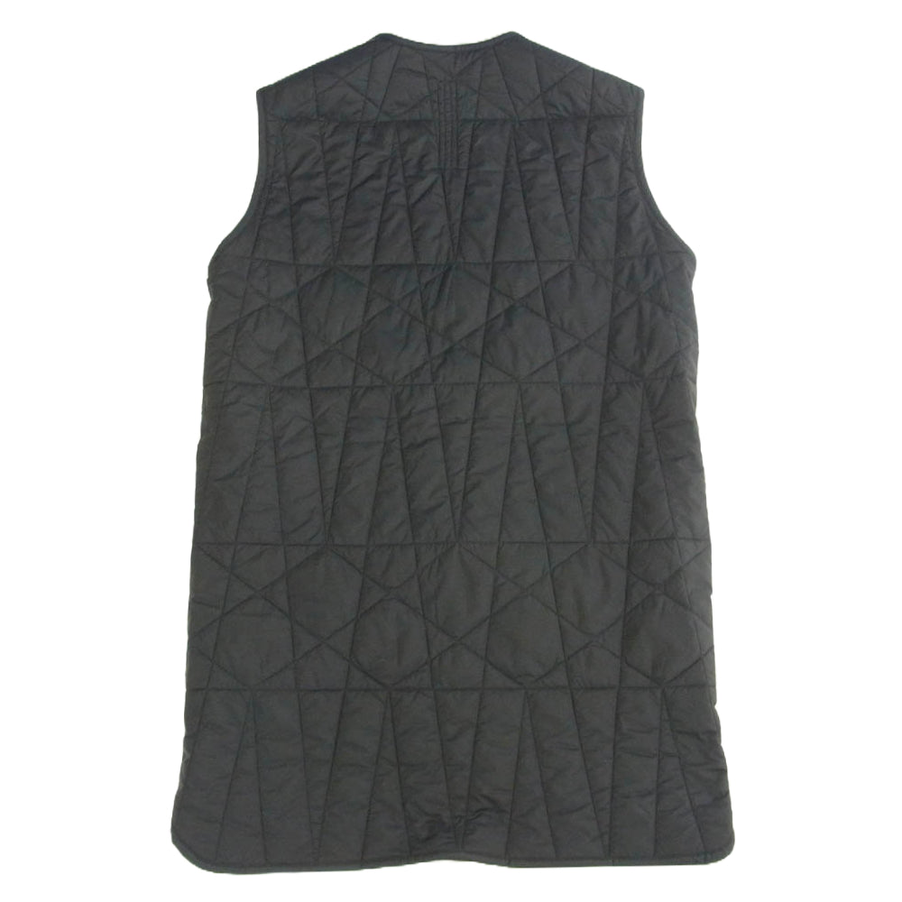 Rick Owens リックオウエンス DU02A3975-NDQ DRKSHDW ダークシャドウ キルティング ライニング ロング ベスト ジレ ブラック系 M【中古】